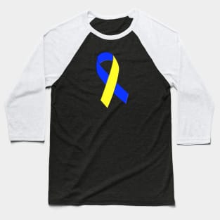 Down Syndrome Support Ribbon - Center Baseball T-Shirt